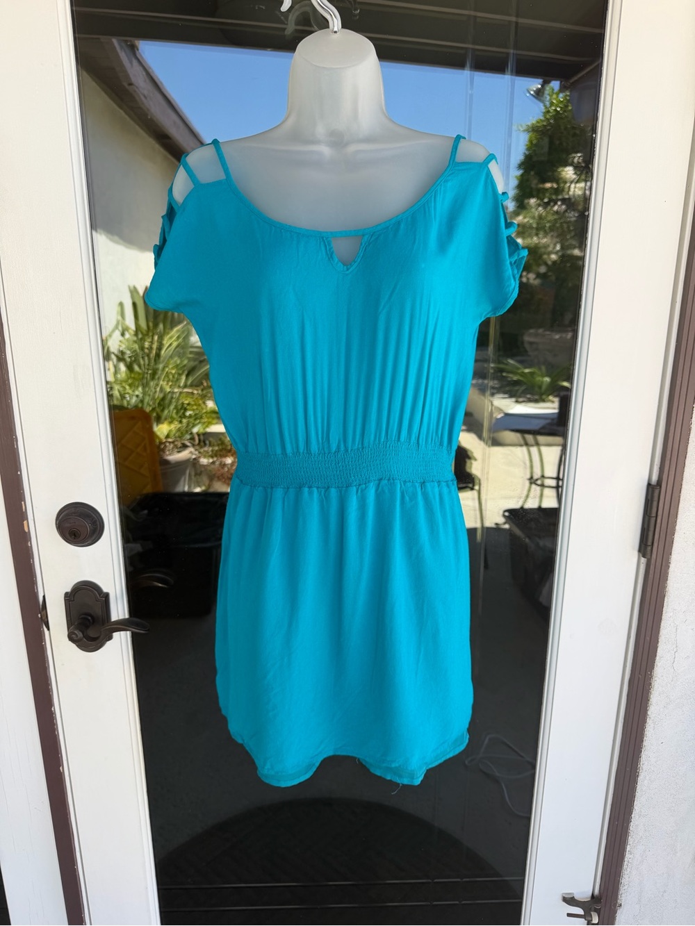 Cotton Candy Teal/Turquoise Casual Top